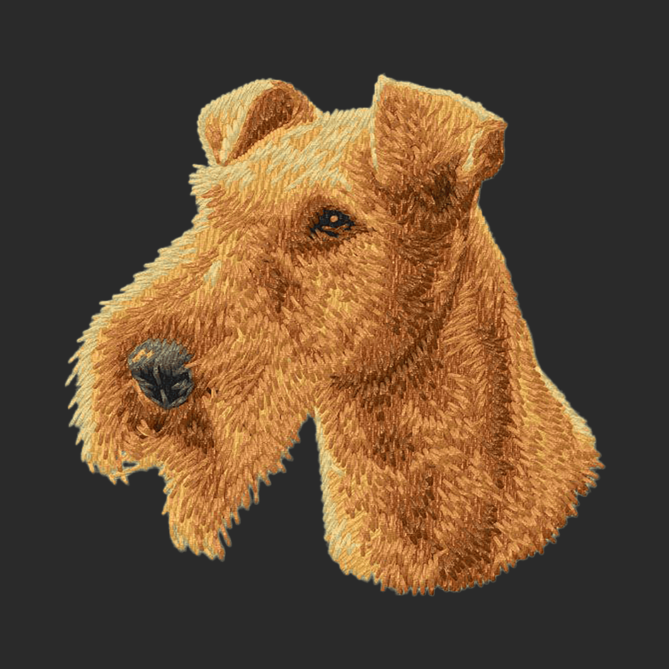 Irish Terrier Embroidered Wearable Blanket