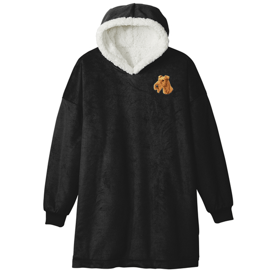Irish Terrier Embroidered Wearable Blanket