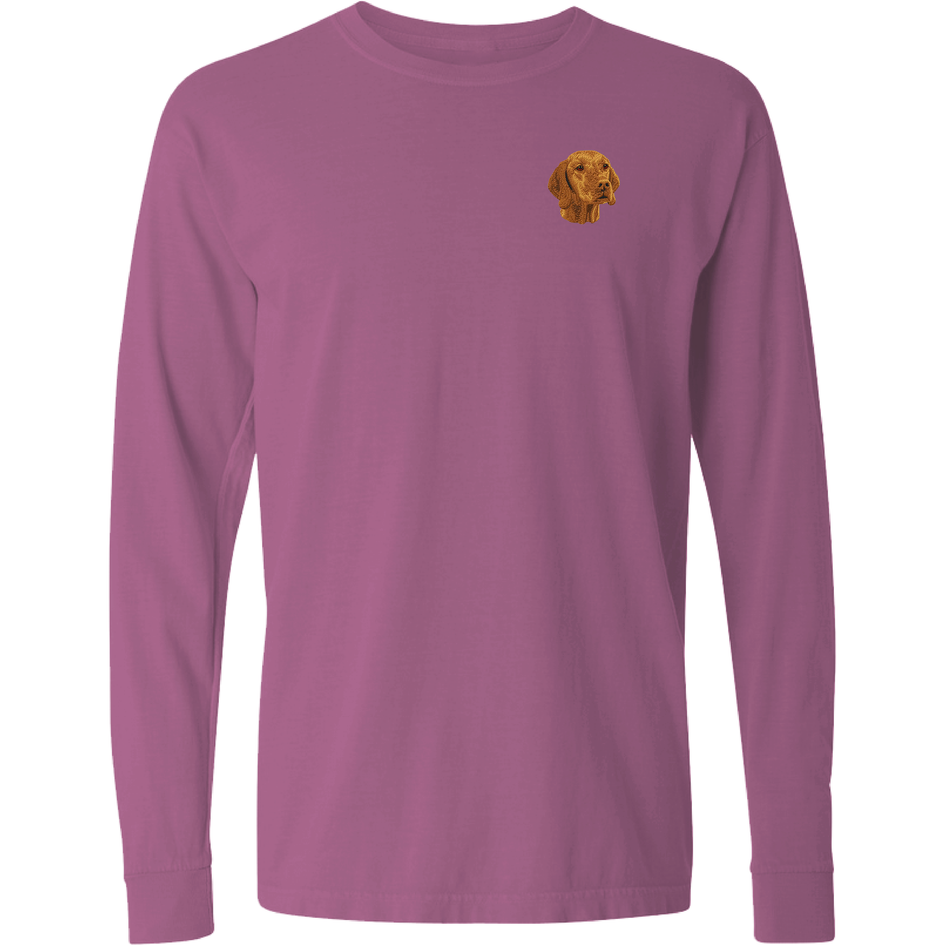 Vizsla Embroidered Classic Long Sleeve Shirt