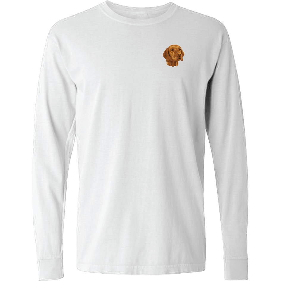 Vizsla Embroidered Classic Long Sleeve Shirt