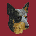 Australian Cattle Dog Embroidered Wearable Blanket