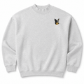 Australian Cattle Dog Embroidered Mock Neck Sweatshirt