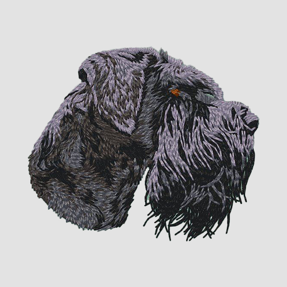 Giant Schnauzer Embroidered Sweatshirt Hoodie