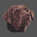 Labrador Retriever Embroidered Men's Fleece Jacket