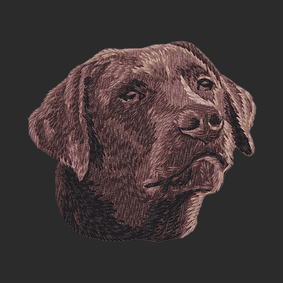 Labrador Retriever Embroidered Classic Long Sleeve Shirt