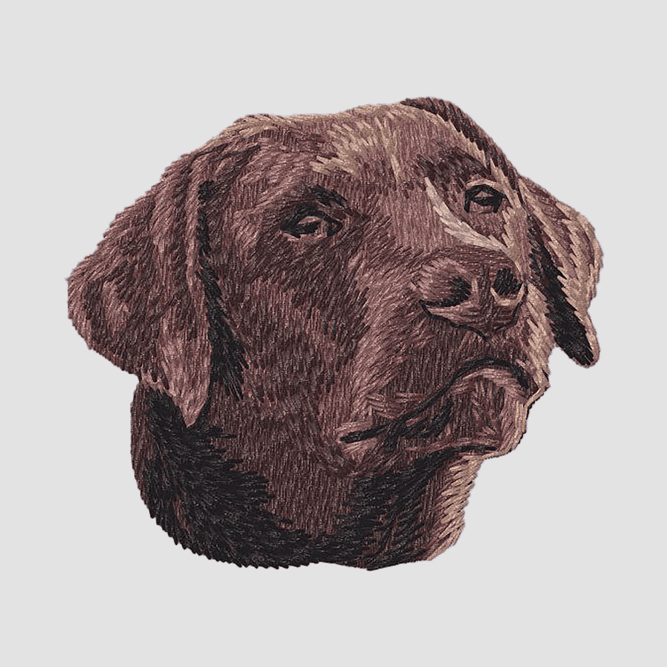 Labrador Retriever Embroidered Classic Long Sleeve Shirt