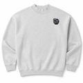 Pug Embroidered Mock Neck Sweatshirt