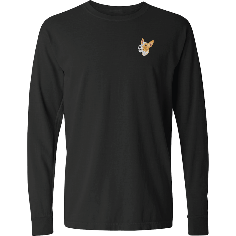 Portuguese Podengo Embroidered Classic Long Sleeve Shirt