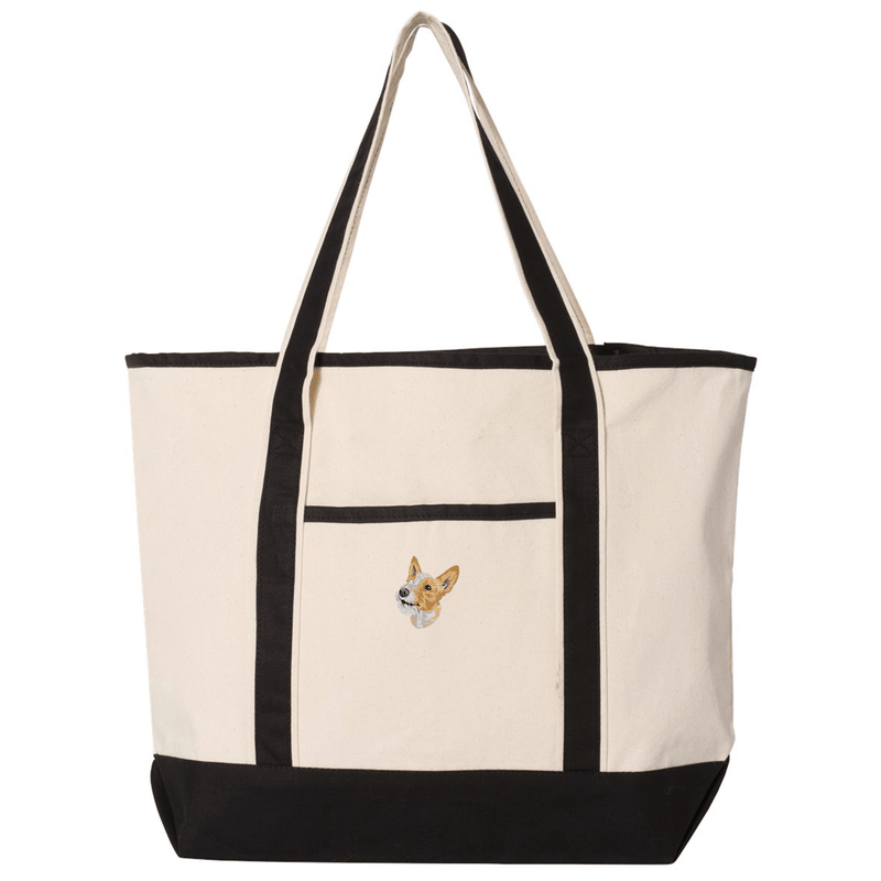Portuguese Podengo Pequeno Embroidered Tote