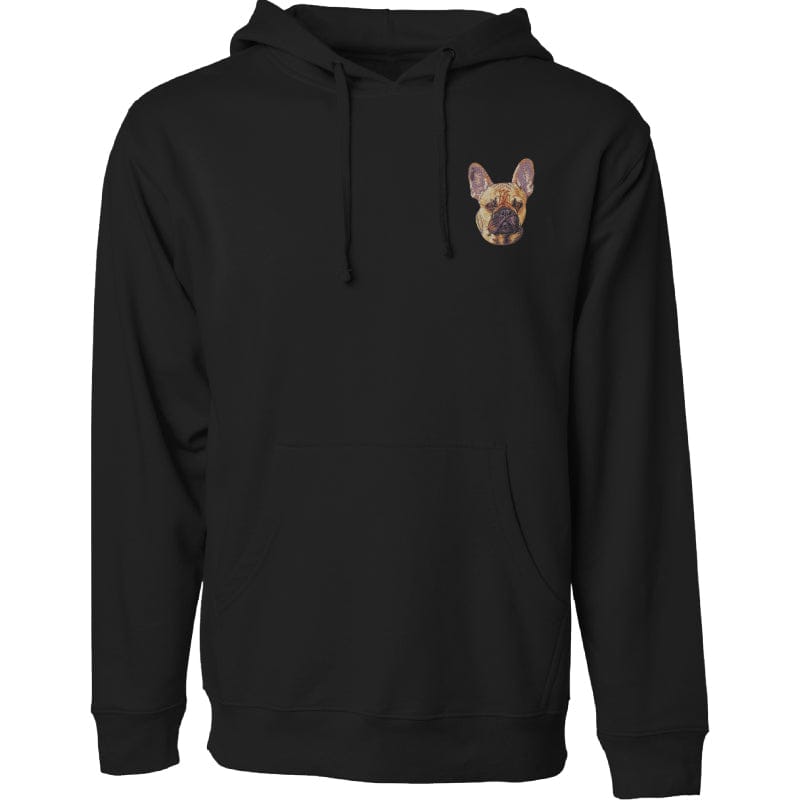 French Bulldog Embroidered Sweatshirt Hoodie