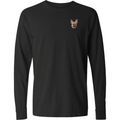 French Bulldog Embroidered Classic Long Sleeve Shirt