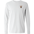French Bulldog Embroidered Classic Long Sleeve Shirt
