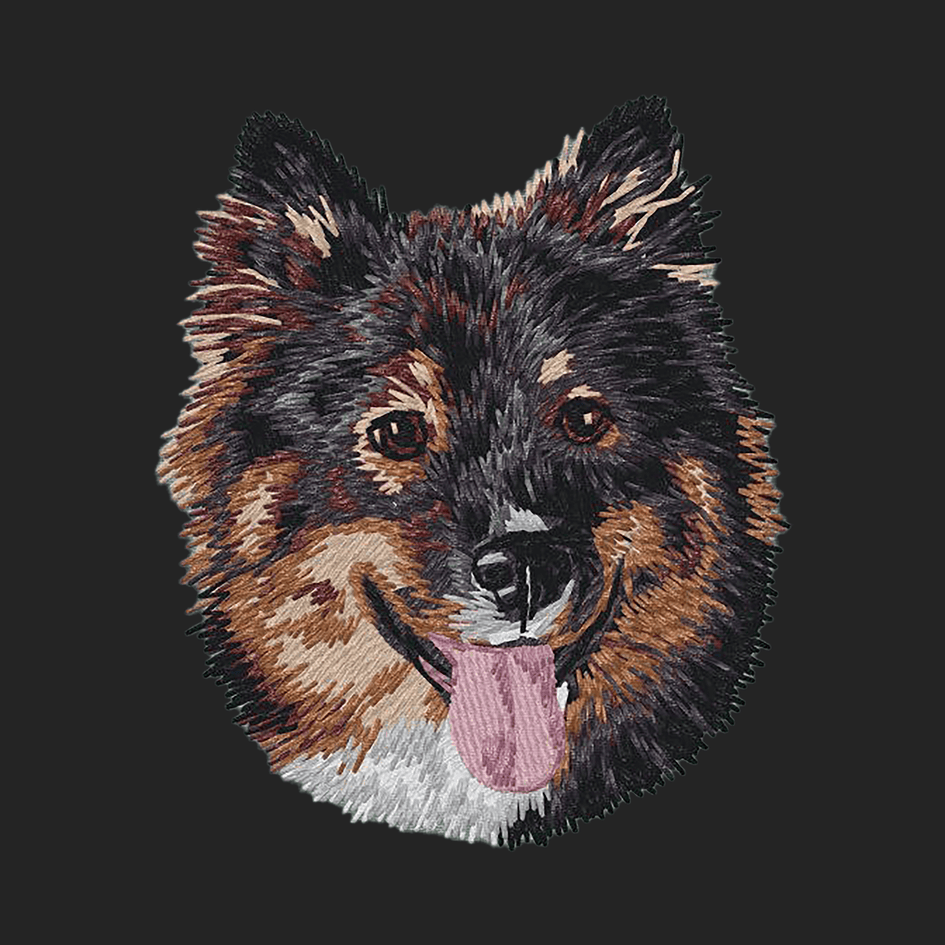 Finnish Lapphund Embroidered Sweatshirt Hoodie