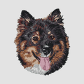 Finnish Lapphund Embroidered Sweatshirt Hoodie
