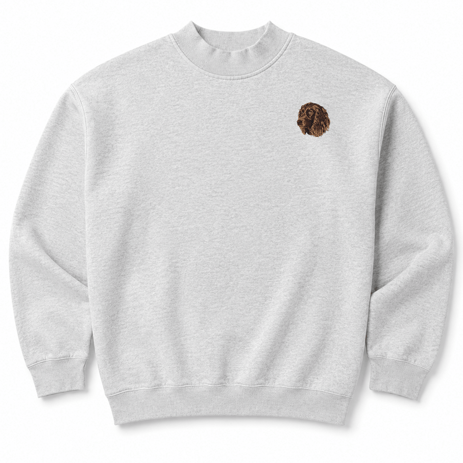 Boykin Spaniel Embroidered Mock Neck Sweatshirt