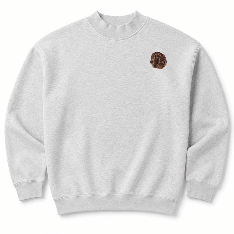 Boykin Spaniel Embroidered Mock Neck Sweatshirt
