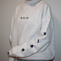 Dog Lovers Club Embroidered Mock Neck Sweatshirt