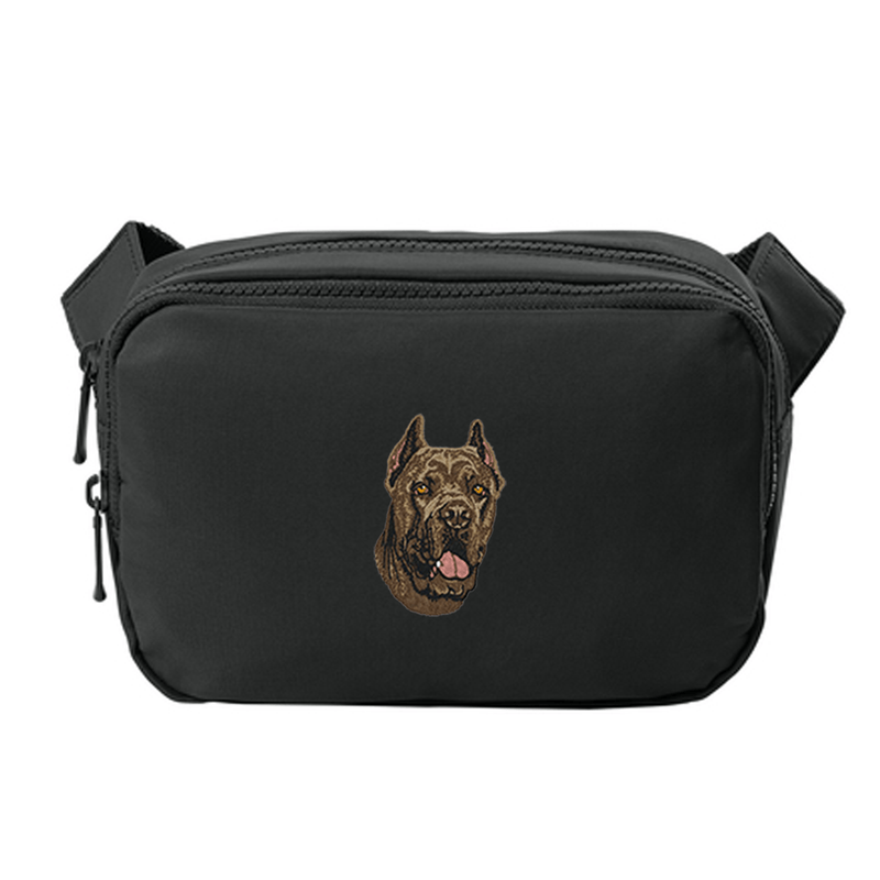 Cane Corso Embroidered Crossbody Bag