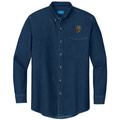 Cane Corso Embroidered Men's Denim Shirt