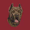 Cane Corso Embroidered Wearable Blanket