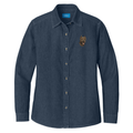 Cane Corso Embroidered Women's Denim Shirt
