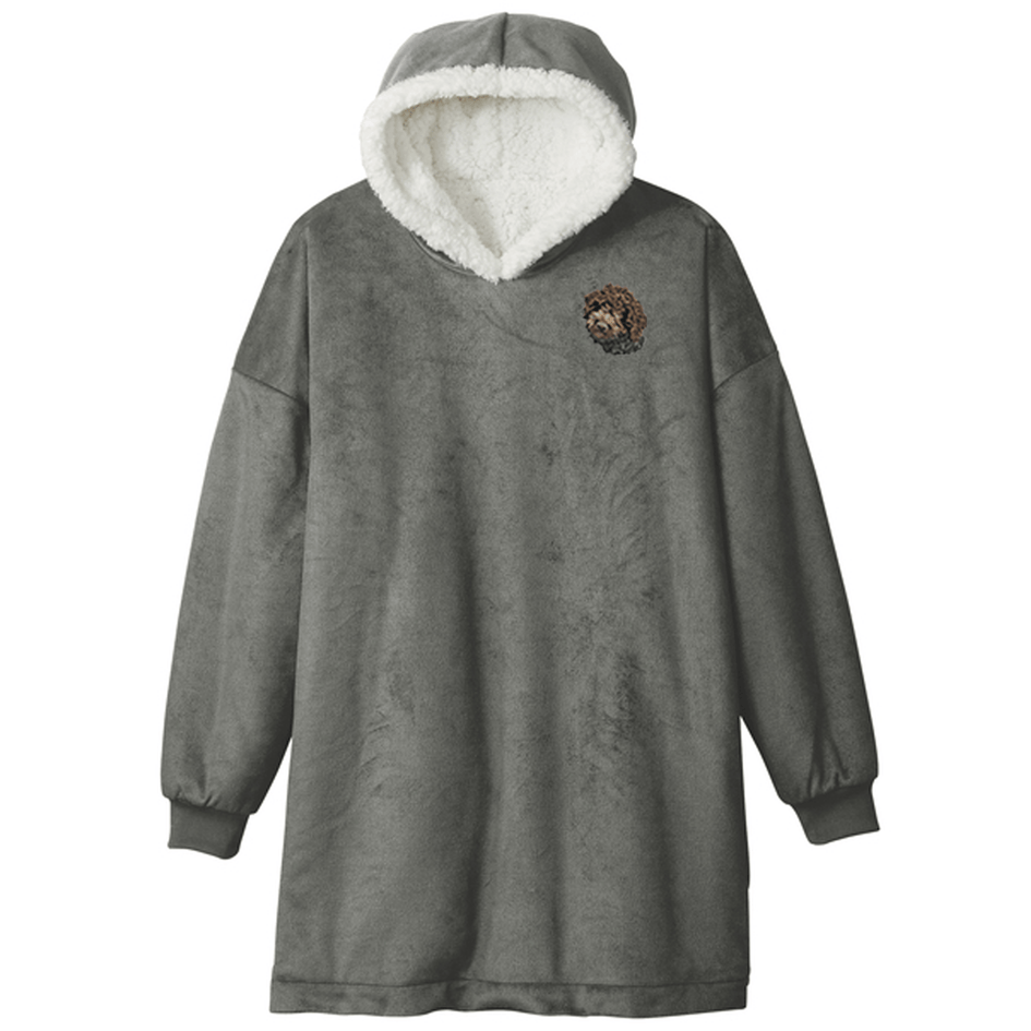 Lagotto Romagnolo Embroidered Wearable Blanket
