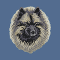 Keeshond Embroidered Baseball Cap