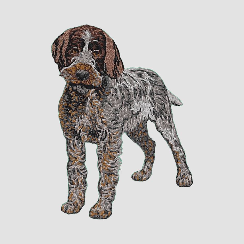 Wirehaired Pointing Griffon Embroidered Sweatshirt Hoodie