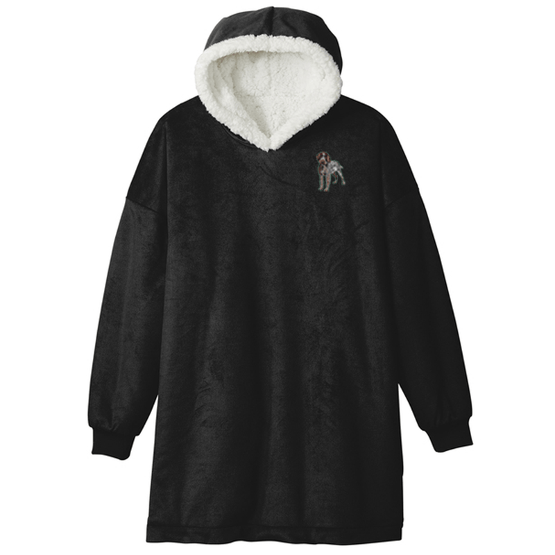 Wirehaired Pointing Griffon Embroidered Wearable Blanket