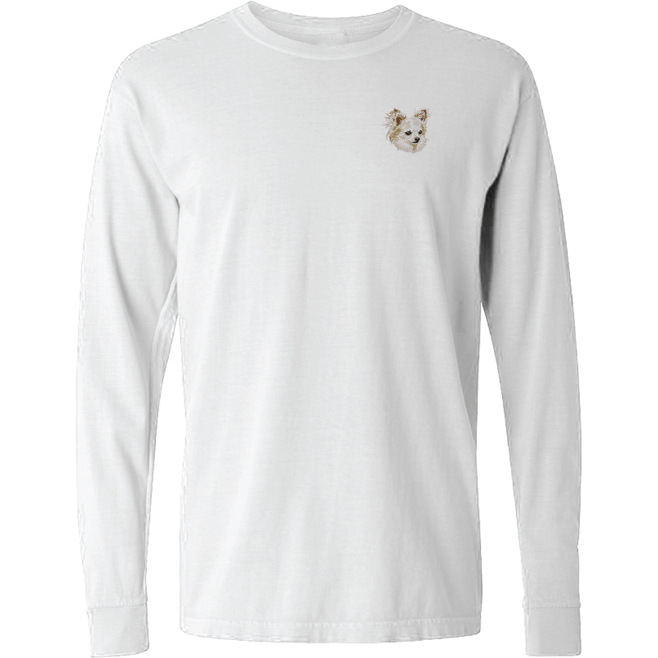 Chihuahua Embroidered Classic Long Sleeve Shirt