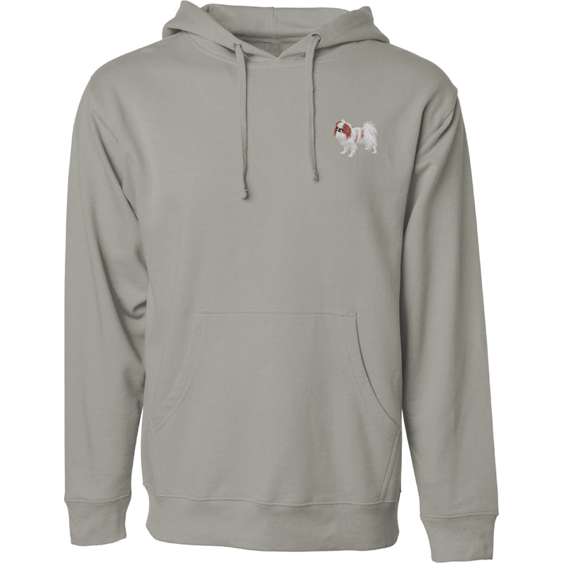 Japanese Chin Embroidered Sweatshirt Hoodie