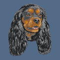 Cavalier King Charles Spaniel Embroidered Women's Denim Shirt
