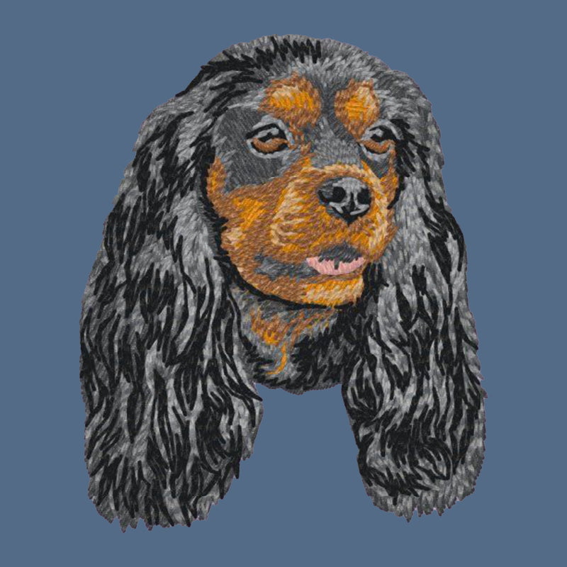 Cavalier King Charles Spaniel Embroidered Women's Denim Shirt