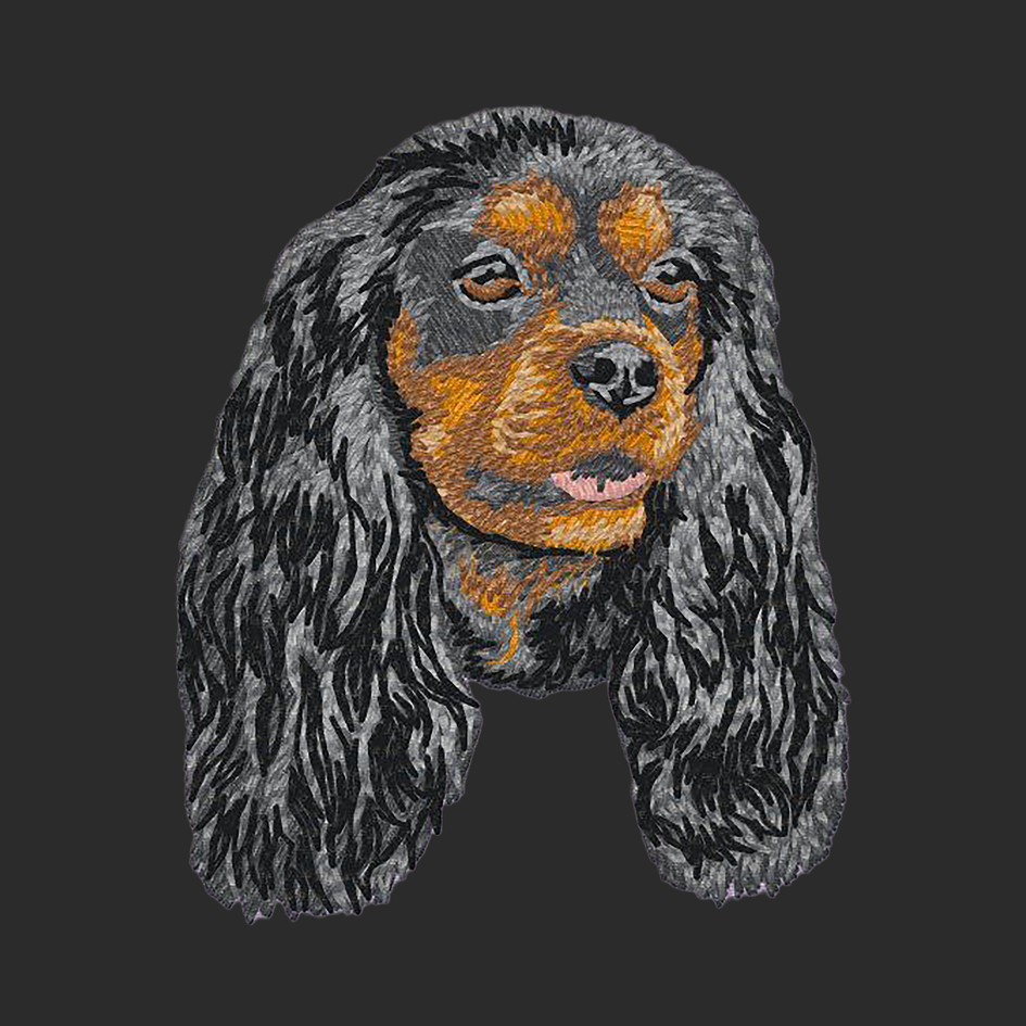 Cavalier King Charles Spaniel Embroidered Classic Long Sleeve Shirt