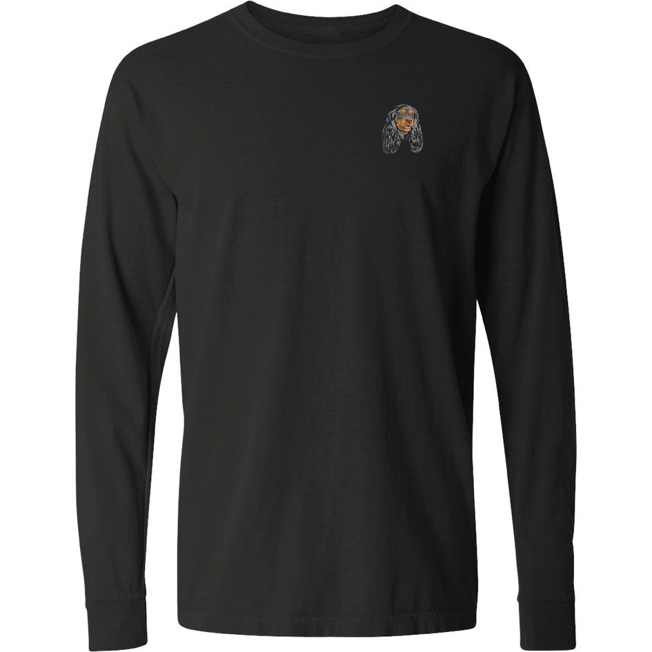Cavalier King Charles Spaniel Embroidered Classic Long Sleeve Shirt