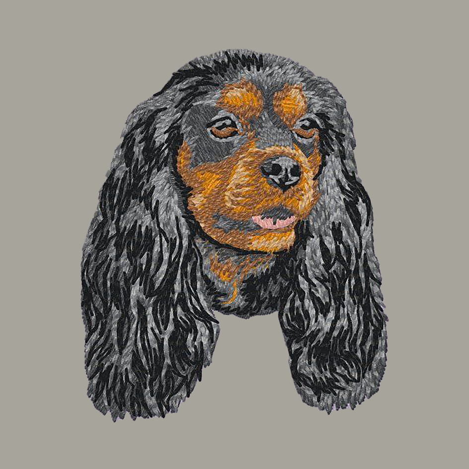 Cavalier King Charles Spaniel Embroidered Classic Long Sleeve Shirt