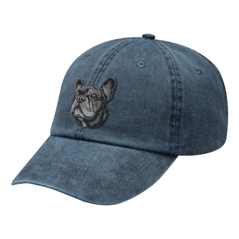 French Bulldog Embroidered Baseball Cap