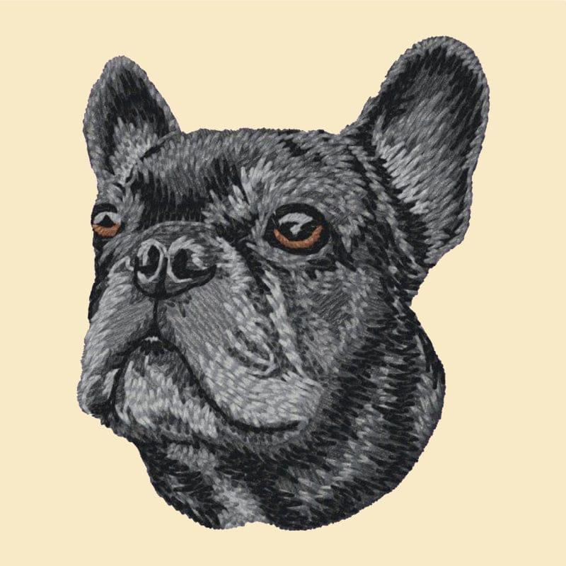 French Bulldog Embroidered Tote