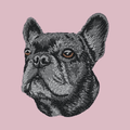 French Bulldog Embroidered Baseball Cap