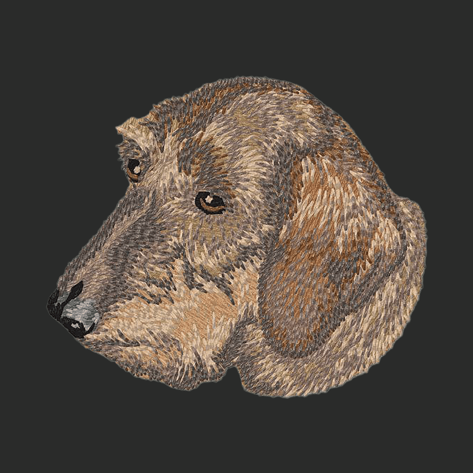 Dachshund Embroidered Classic Long Sleeve Shirt
