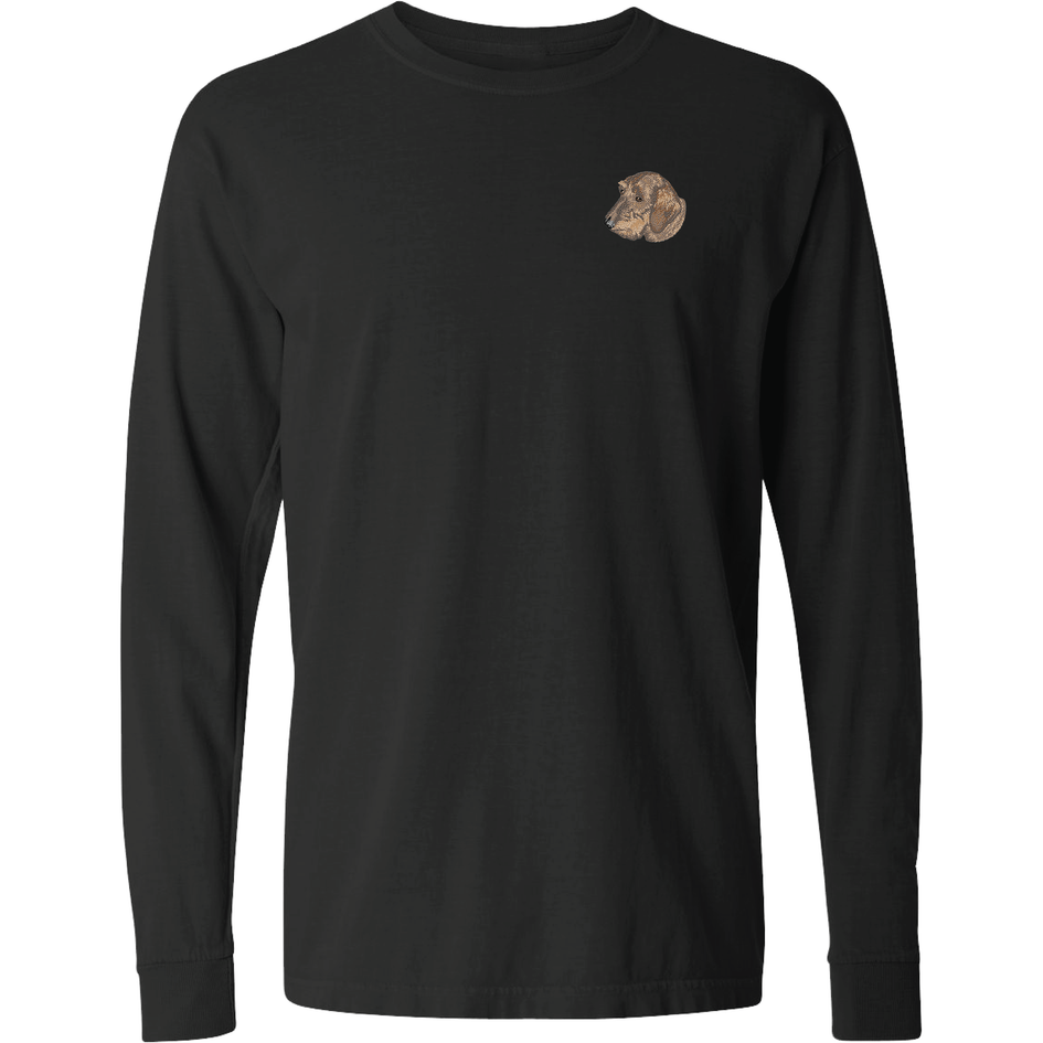 Dachshund Embroidered Classic Long Sleeve Shirt
