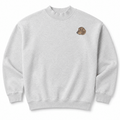 Dachshund Embroidered Mock Neck Sweatshirt