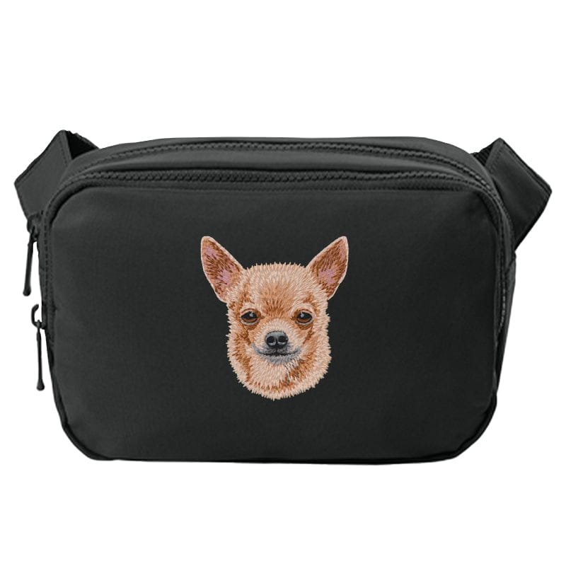 Chihuahua Embroidered Crossbody Bag