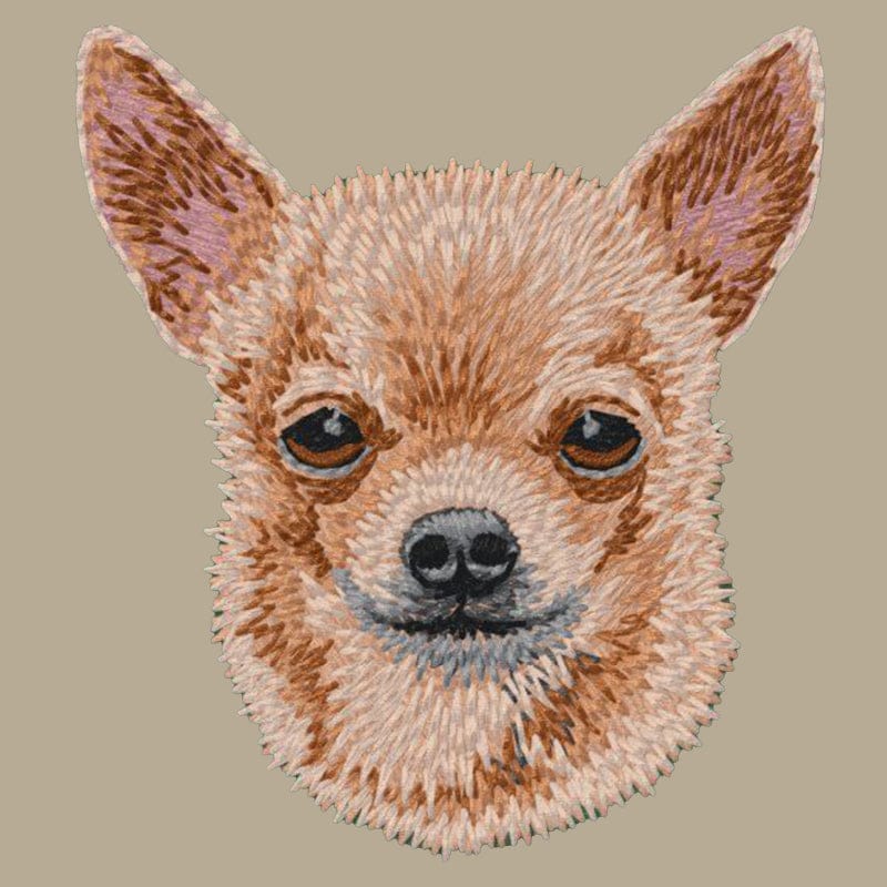 Chihuahua Embroidered Crossbody Bag