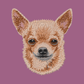 Chihuahua Embroidered Classic Long Sleeve Shirt
