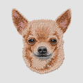 Chihuahua Embroidered Classic Long Sleeve Shirt
