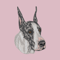 Great Dane Embroidered Baseball Cap