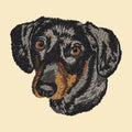 Dachshund Embroidered Tote