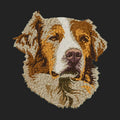 Australian Shepherd Embroidered Sweatshirt Hoodie