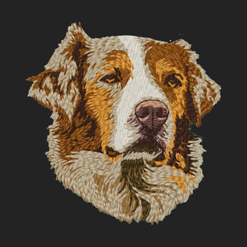 Australian Shepherd Embroidered Sweatshirt Hoodie